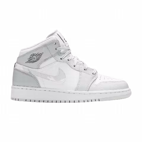 Air Jordan 1 Mid SE GS 'Swoosh Logo - Grey Camo'