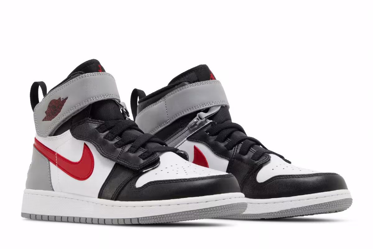 Air Jordan 1 High FlyEase GS Particle Grey, view 9