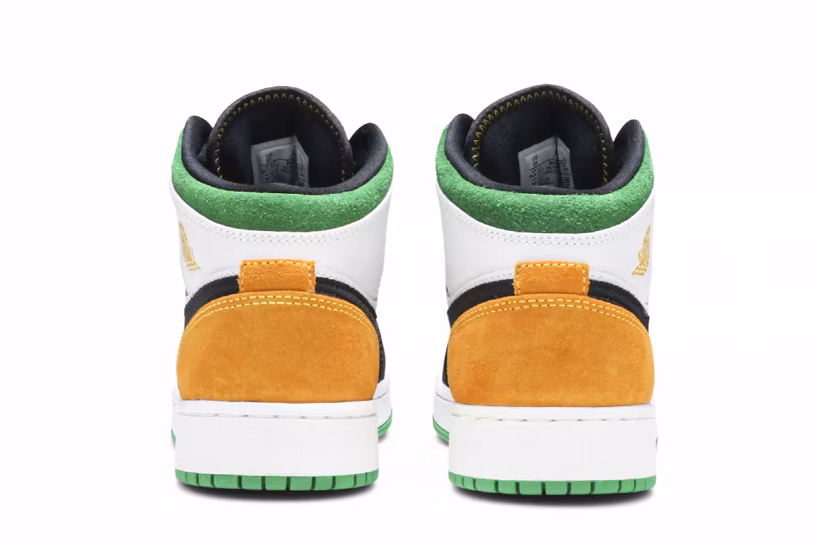 Air Jordan 1 Mid SE GS Oakland, view 7