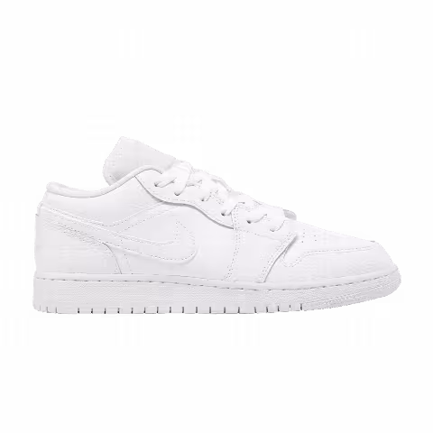 Air Jordan 1 Low GS 'Triple White'
