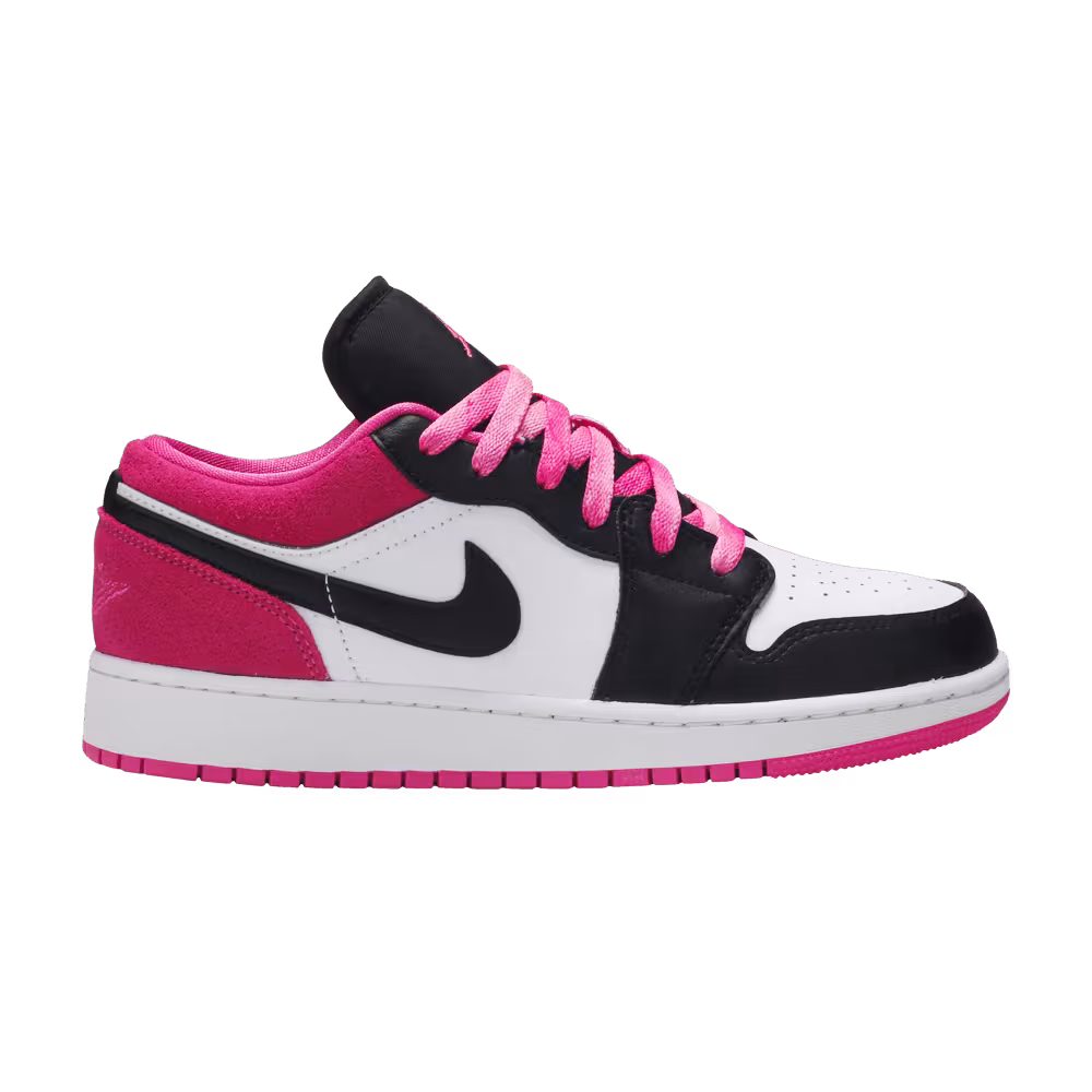 Air Jordan 1 Low SE GS Black Active Fuchsia