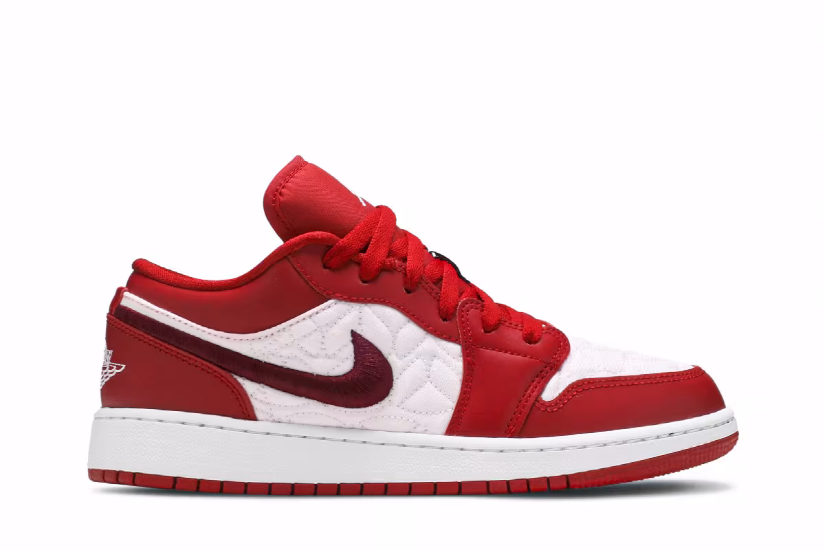 Air Jordan 1 Low GS Pink Quilt, view 2