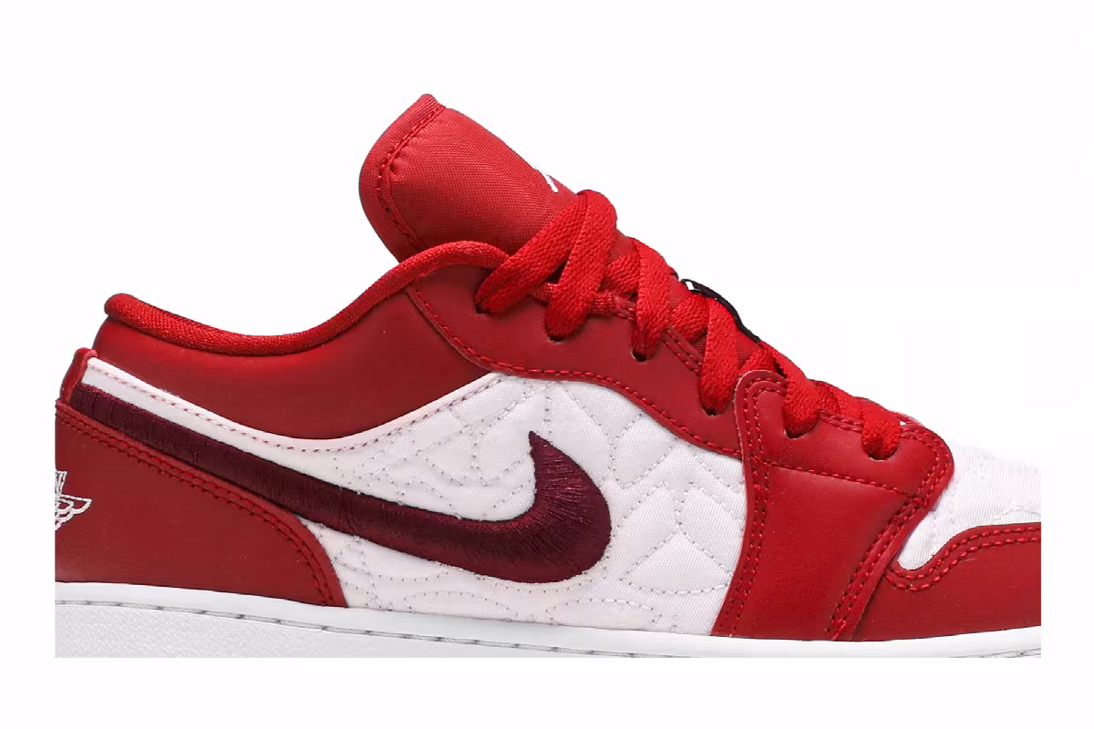 Air Jordan 1 Low GS Pink Quilt, view 3
