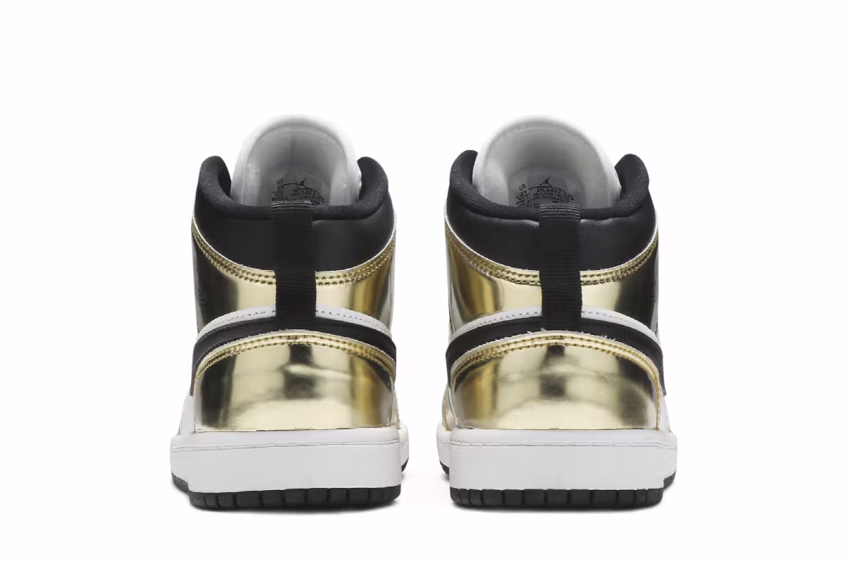 Air Jordan 1 Mid SE PS Metallic Gold, view 7