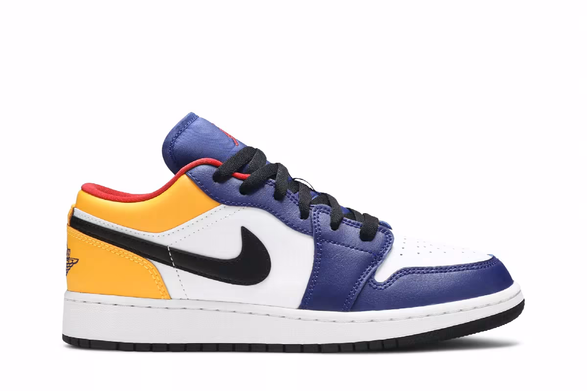 Air Jordan 1 Low GS Royal Yellow, view 2
