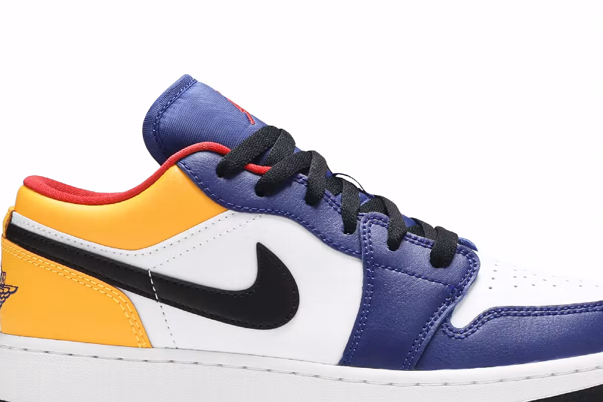 Air Jordan 1 Low GS Royal Yellow, view 3