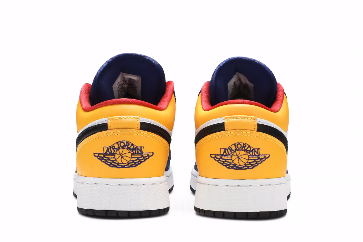 Air Jordan 1 Low GS Royal Yellow, view 7