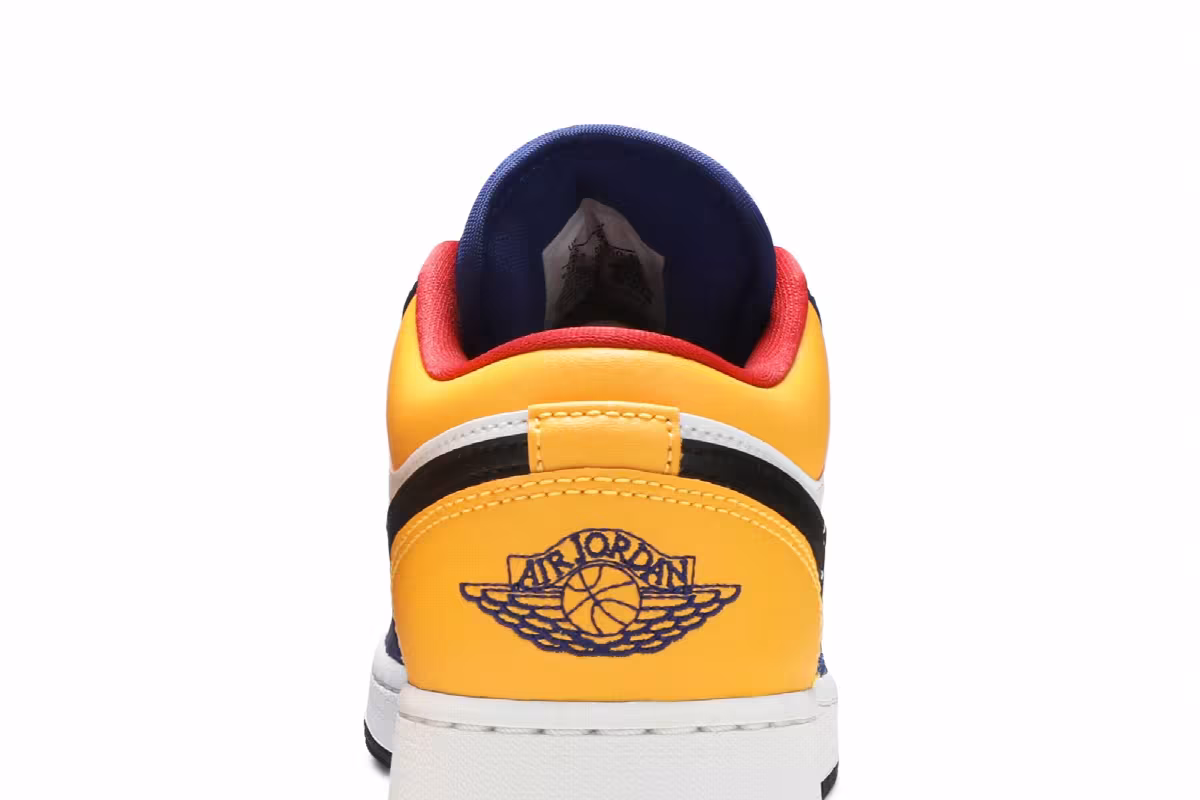 Air Jordan 1 Low GS Royal Yellow, view 8