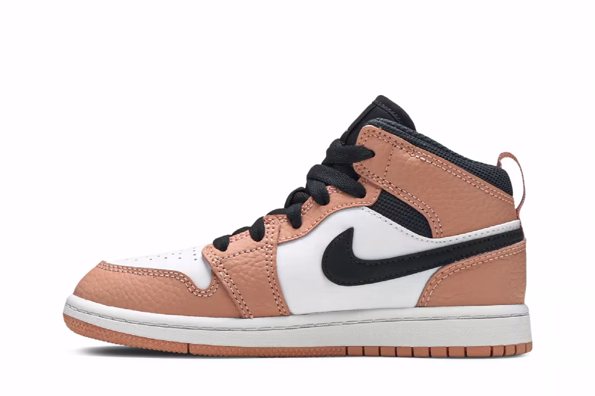 Air Jordan 1 Mid PS Pink Quartz, view 4