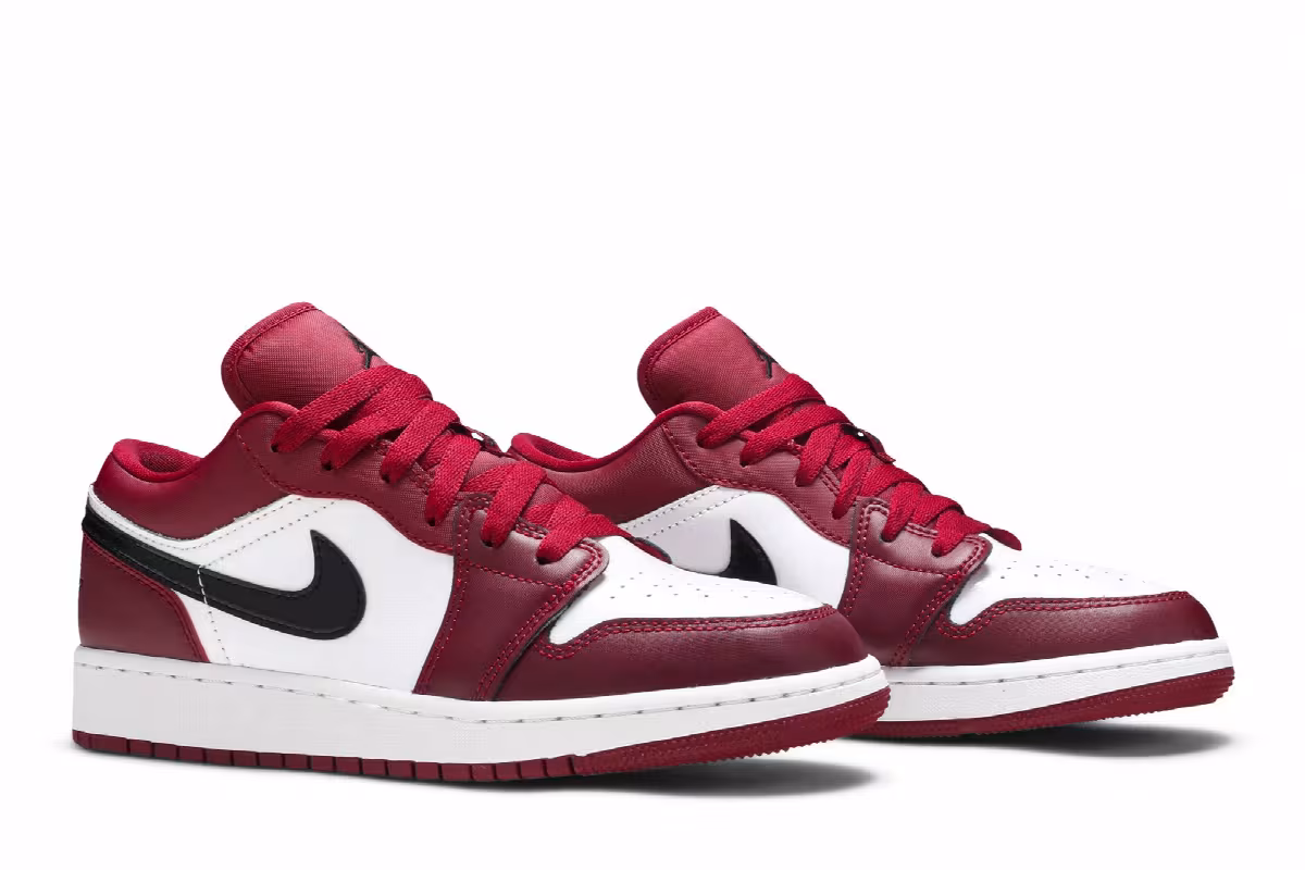 Air Jordan 1 Low GS Noble Red, view 9
