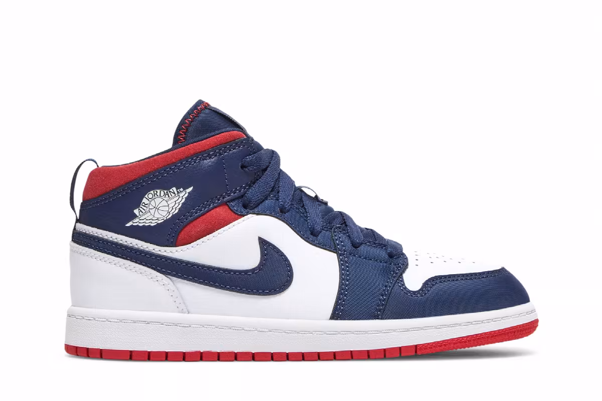 Air Jordan 1 Mid SE PS Olympic, view 2