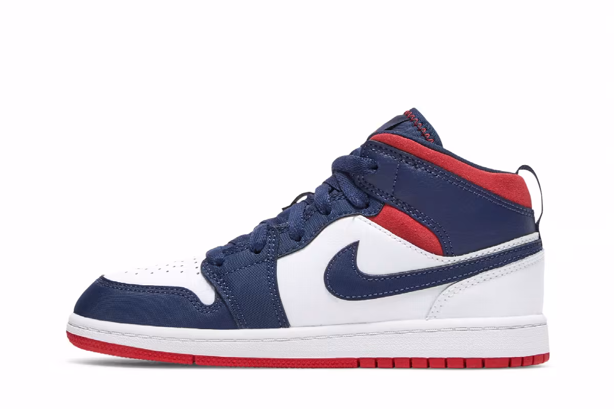 Air Jordan 1 Mid SE PS Olympic, view 4