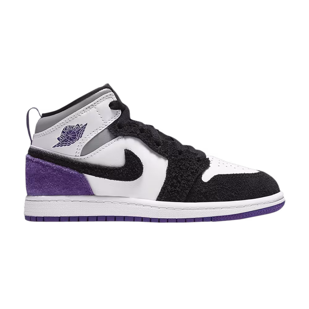 Air Jordan 1 Mid SE PS Varsity Purple