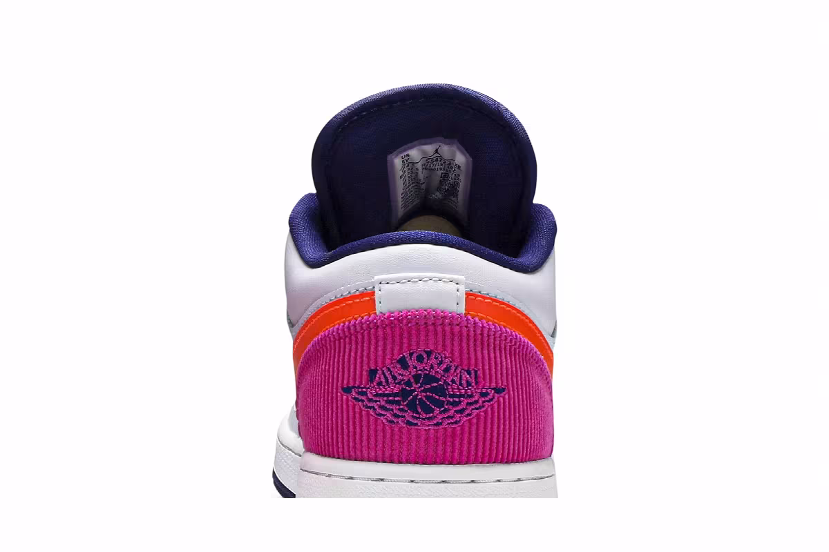 Air Jordan 1 Low GS Fire Pink Hyper Crimson, view 8