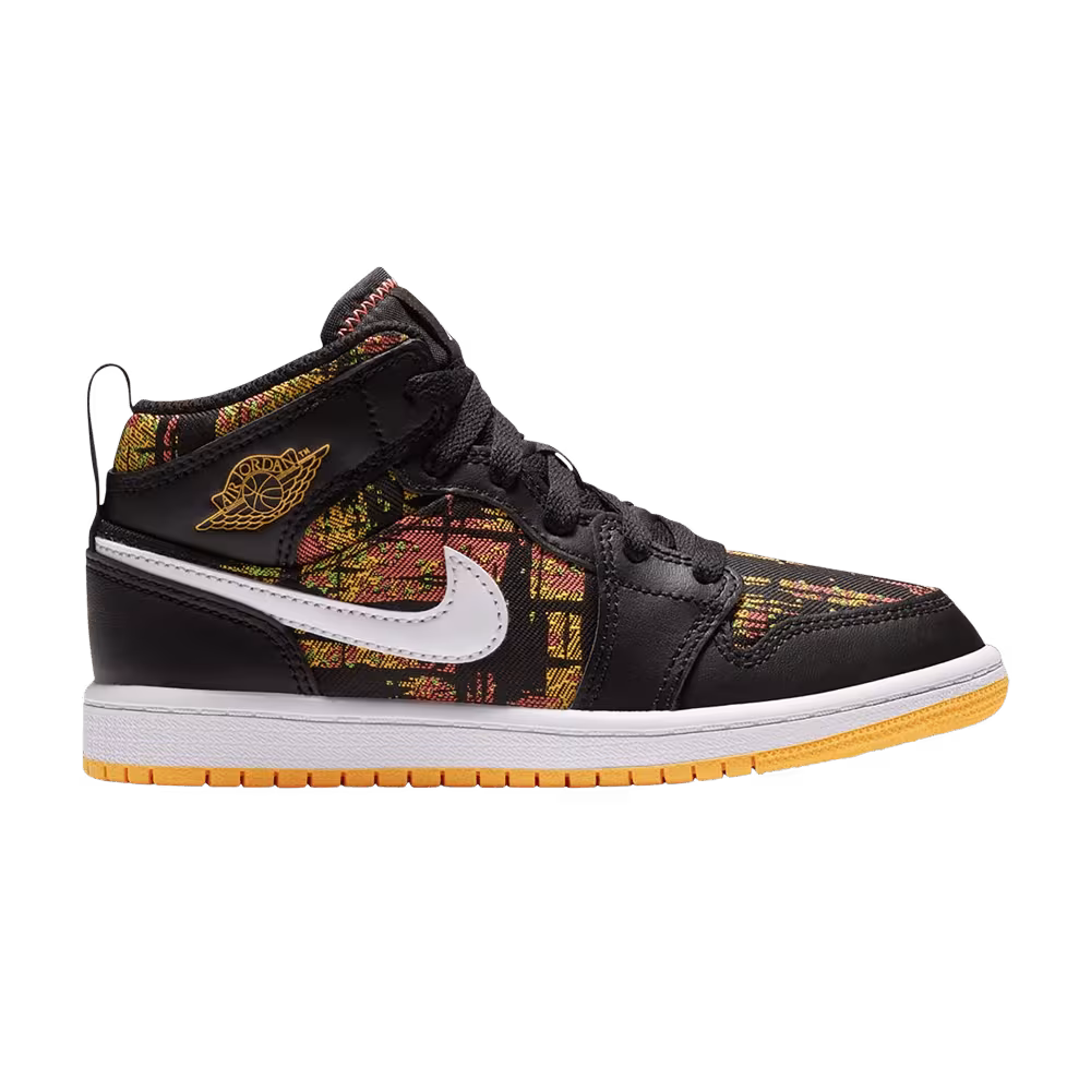 Air Jordan 1 Mid PS Black Laser Orange