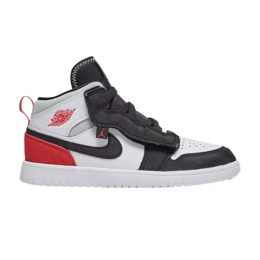 Air Jordan 1 Mid ALT PS Red Black Toe