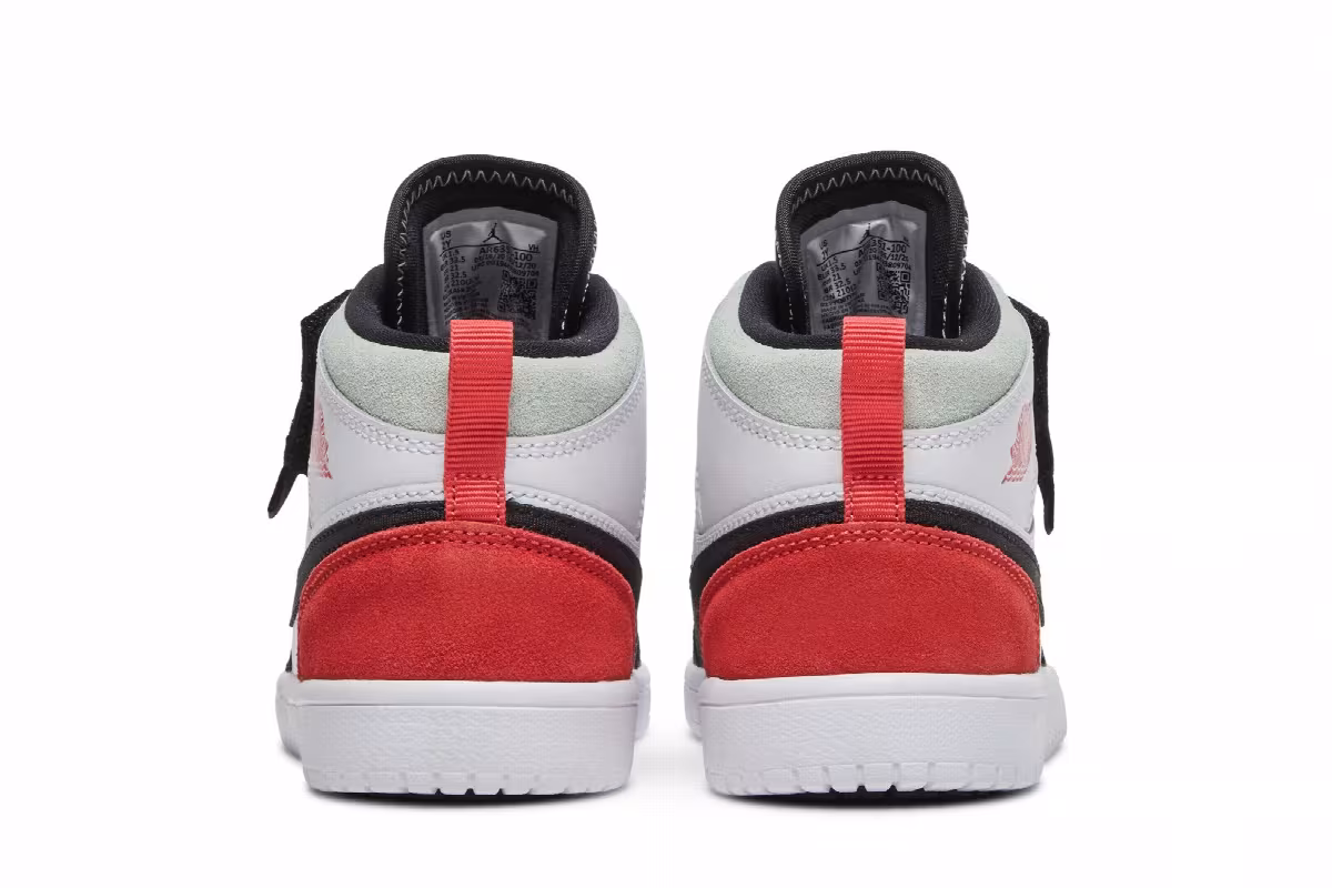 Air Jordan 1 Mid ALT PS Red Black Toe, view 7