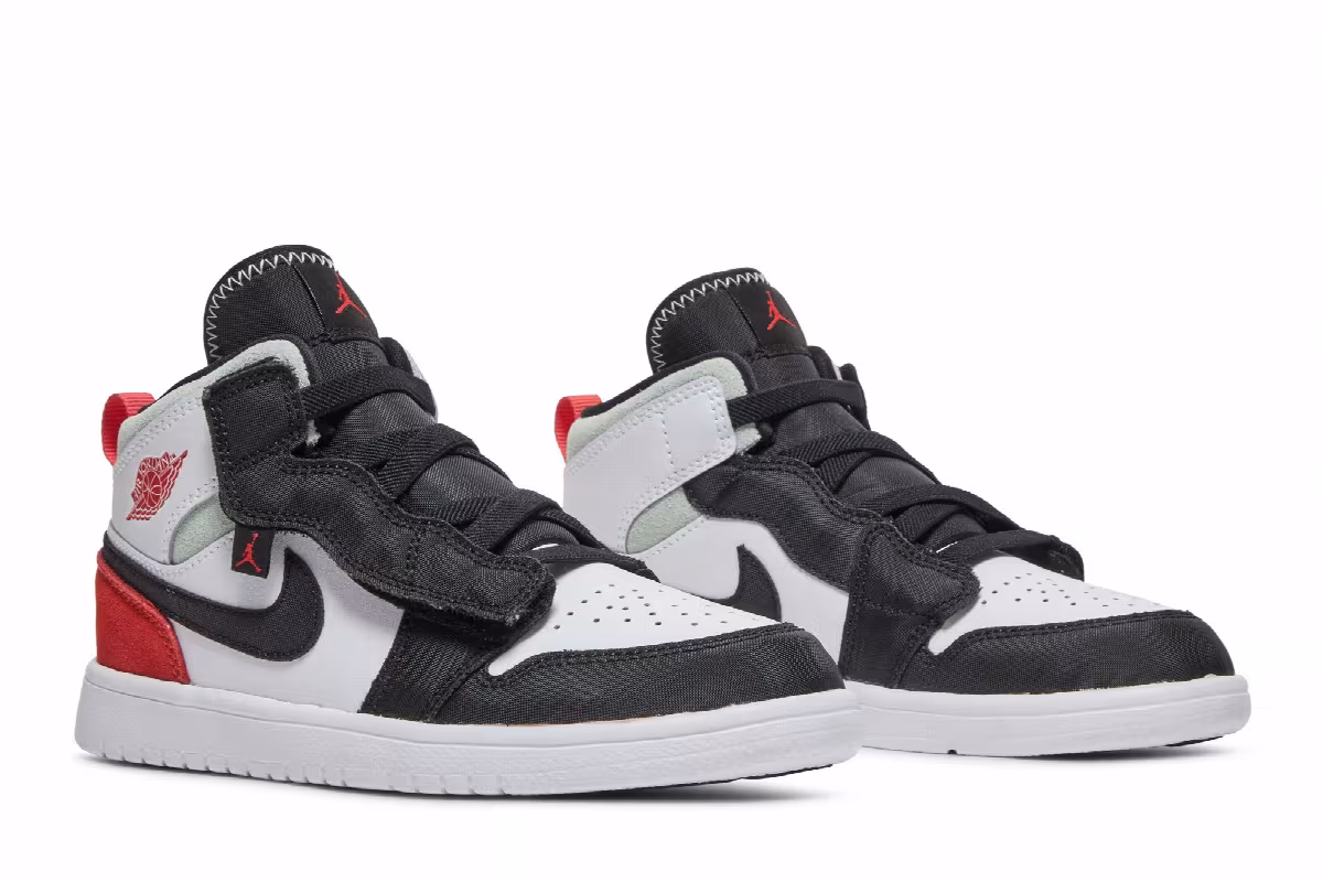 Air Jordan 1 Mid ALT PS Red Black Toe, view 9