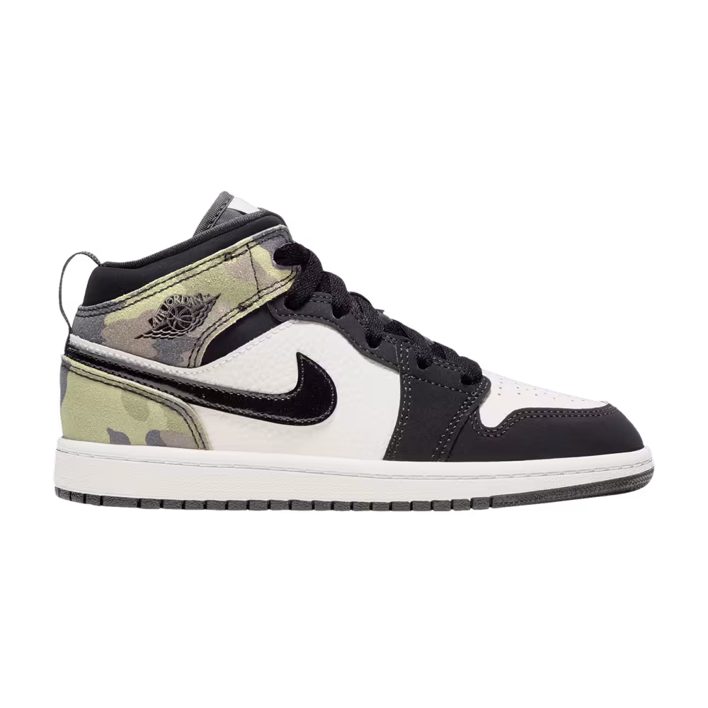 Air Jordan 1 Mid SE PS Camo