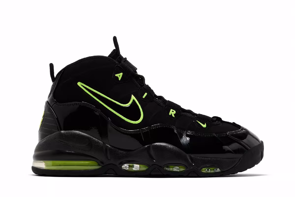 Nike Air Max Uptempo Black Volt 2025, view 2