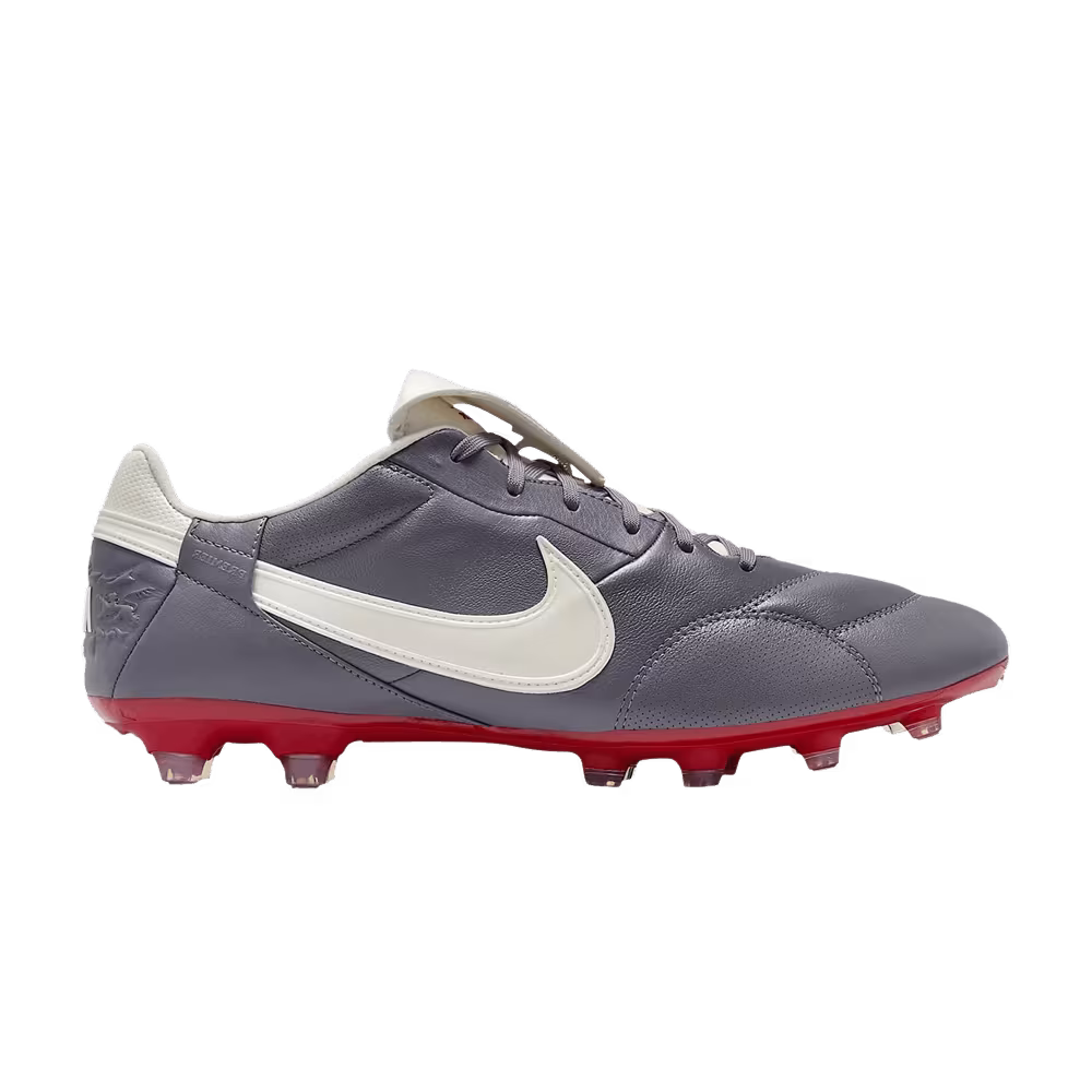 Nike Premier 3 Low FG Light Graphite Varsity Red