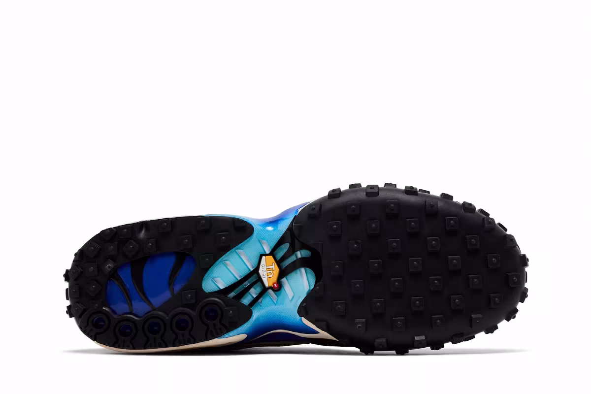 Nike Air Max Waffle Racer SP Hyper Blue Metallic Gold, view 5