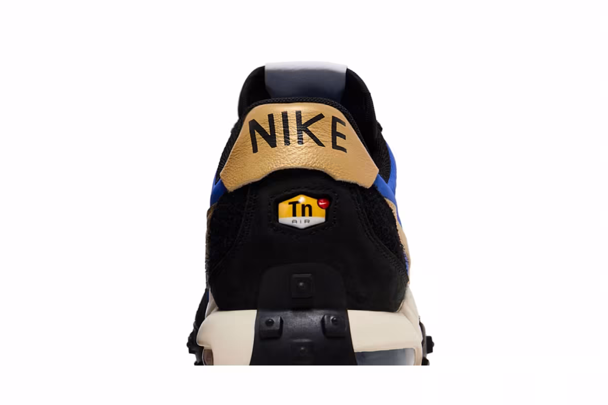 Nike Air Max Waffle Racer SP Hyper Blue Metallic Gold, view 8