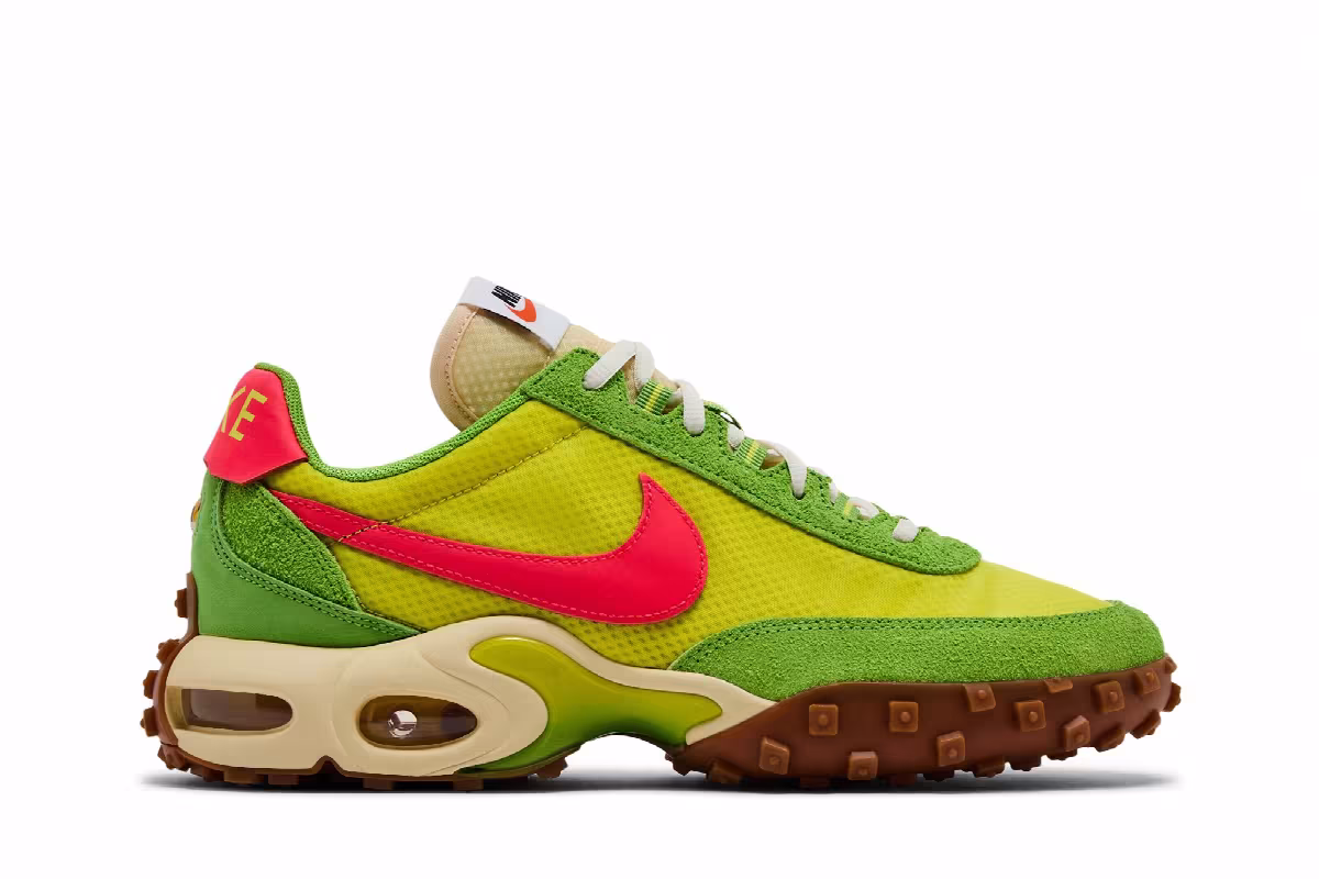 Nike Air Max Waffle Racer SP Electrolime Flash Crimson, view 2