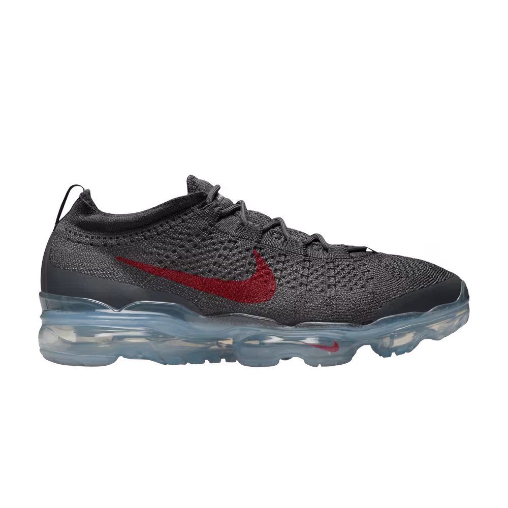 Nike Air VaporMax 2023 Flyknit Dark Grey Gym Red