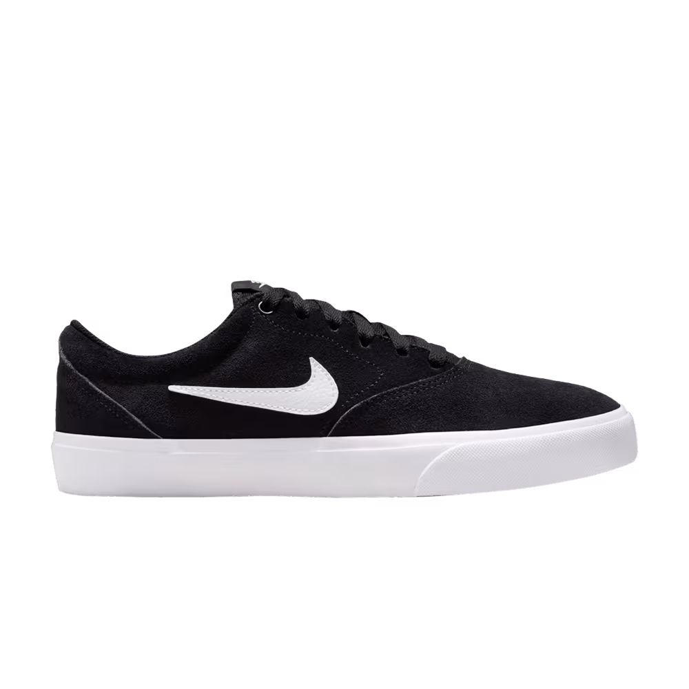 Nike Women's Charge Suede SB Black White