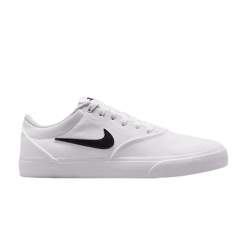 Nike Women's Charge Canvas SB White Black