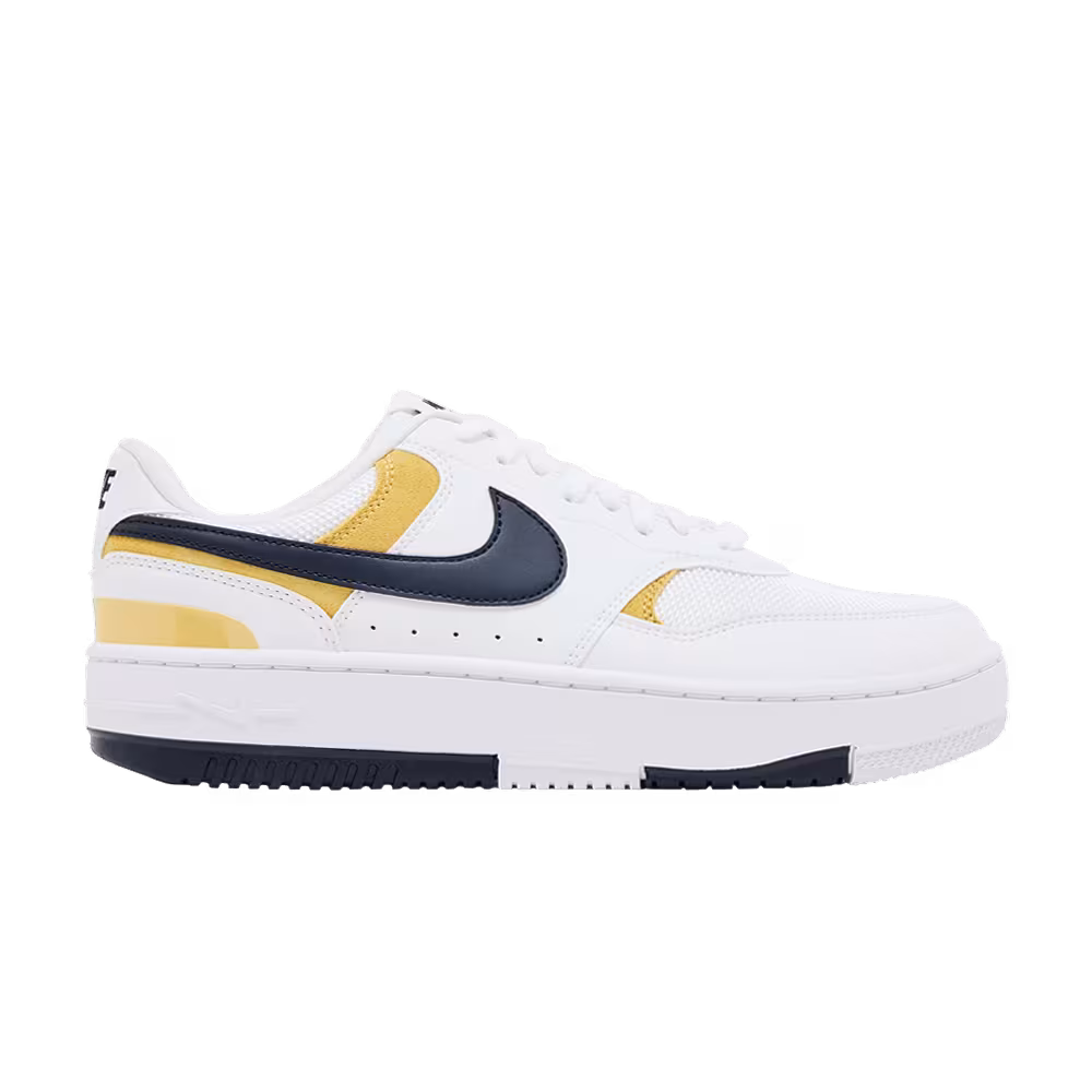 Nike Women's Gamma Force White Saturn Gold Obsidian