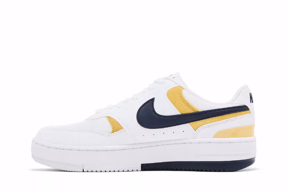 Nike Women's Gamma Force White Saturn Gold Obsidian, view 4