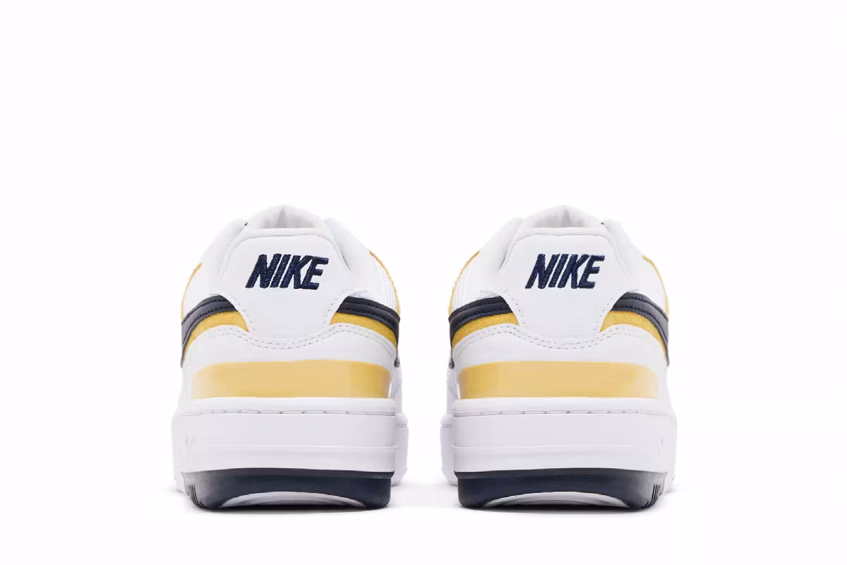 Nike Women's Gamma Force White Saturn Gold Obsidian, view 7