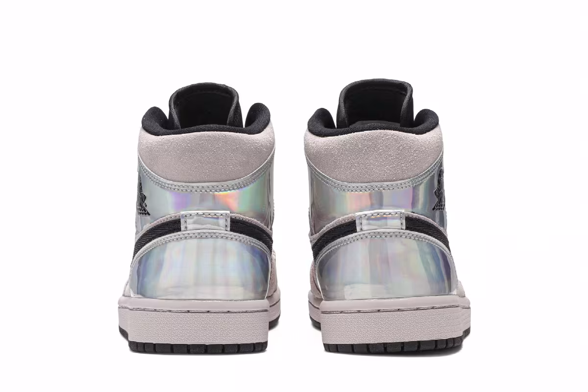 Women's Air Jordan 1 Mid Iridescent, view 7