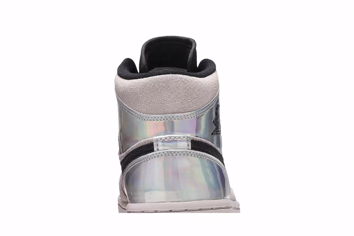 Women's Air Jordan 1 Mid Iridescent, view 8