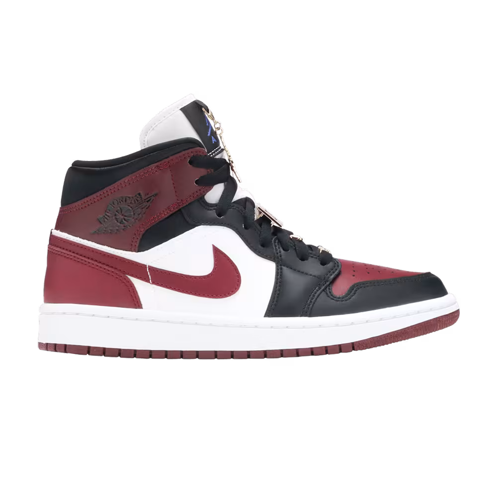 Women's Air Jordan 1 Mid SE Gold Pendants