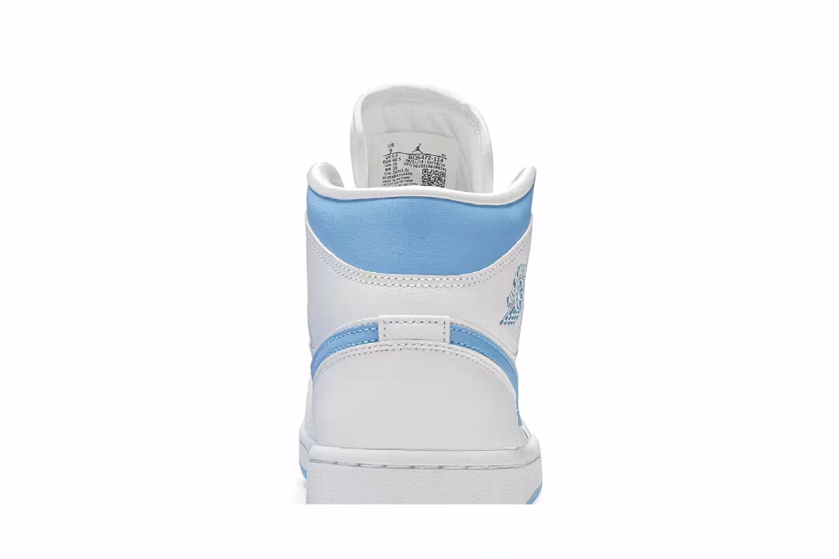 Women's Air Jordan 1 Mid UNC, view 8