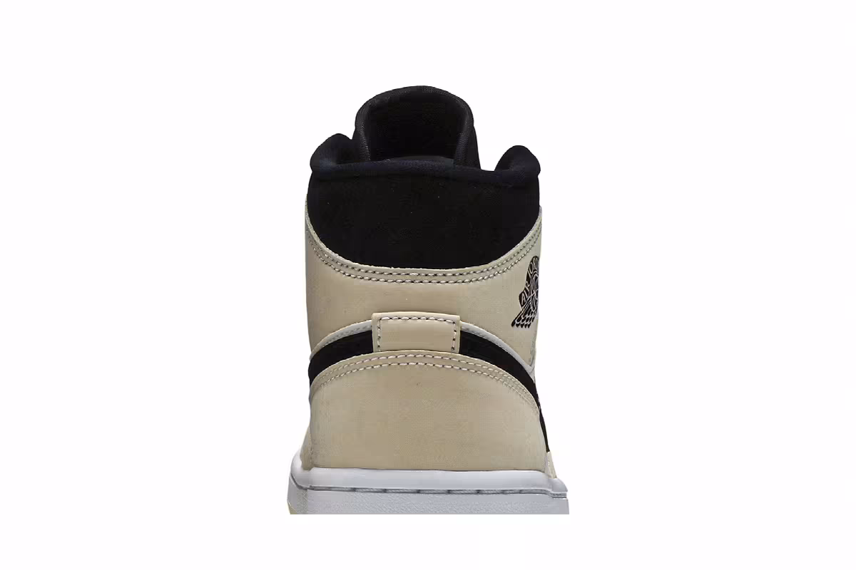 Women's Air Jordan 1 Mid Barely Orange, view 8