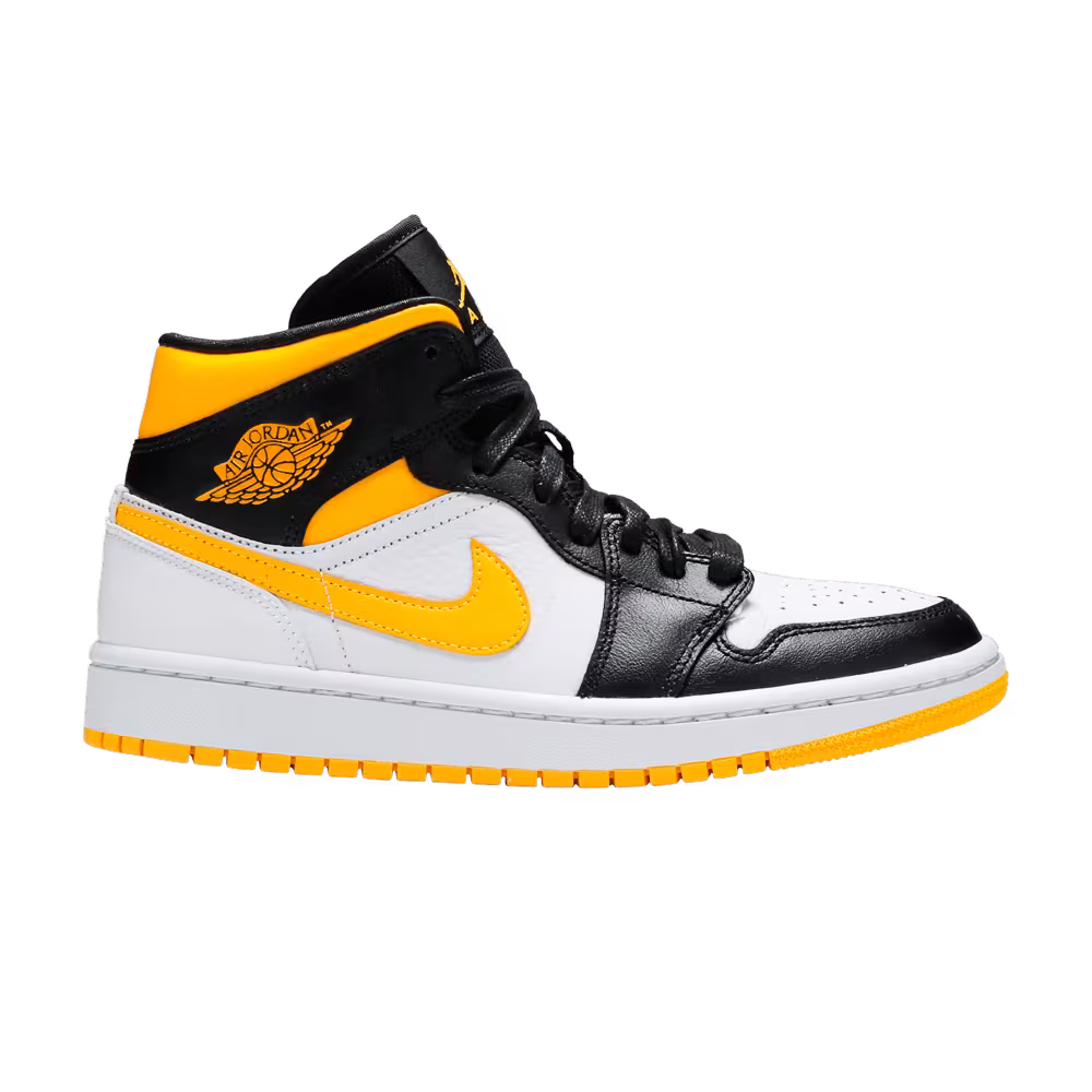 Women's Air Jordan 1 Mid SE White Laser Orange