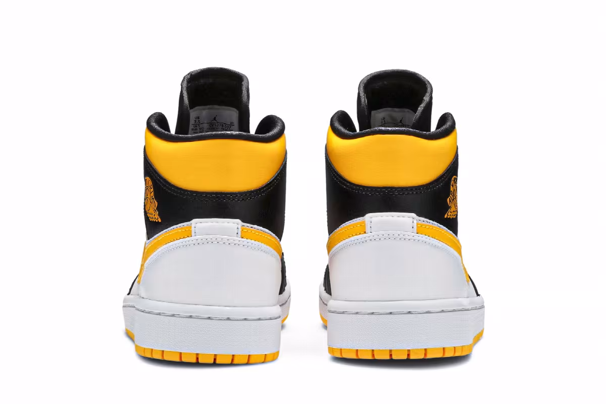 Women's Air Jordan 1 Mid SE White Laser Orange, view 7