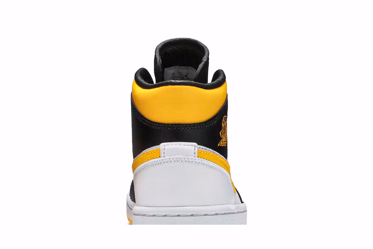 Women's Air Jordan 1 Mid SE White Laser Orange, view 8