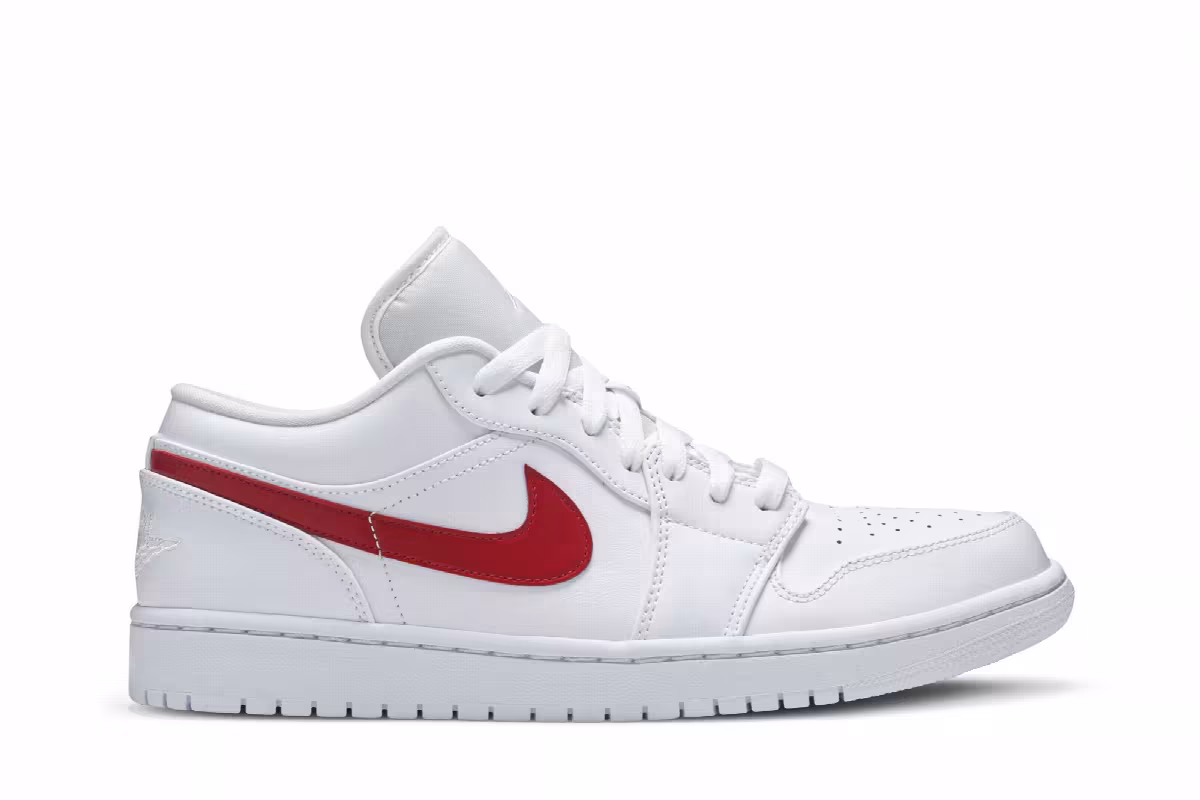 Women's Air Jordan 1 Low University Red, view 2
