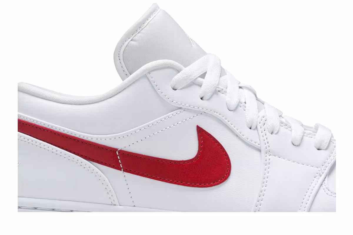 Women's Air Jordan 1 Low University Red, view 3