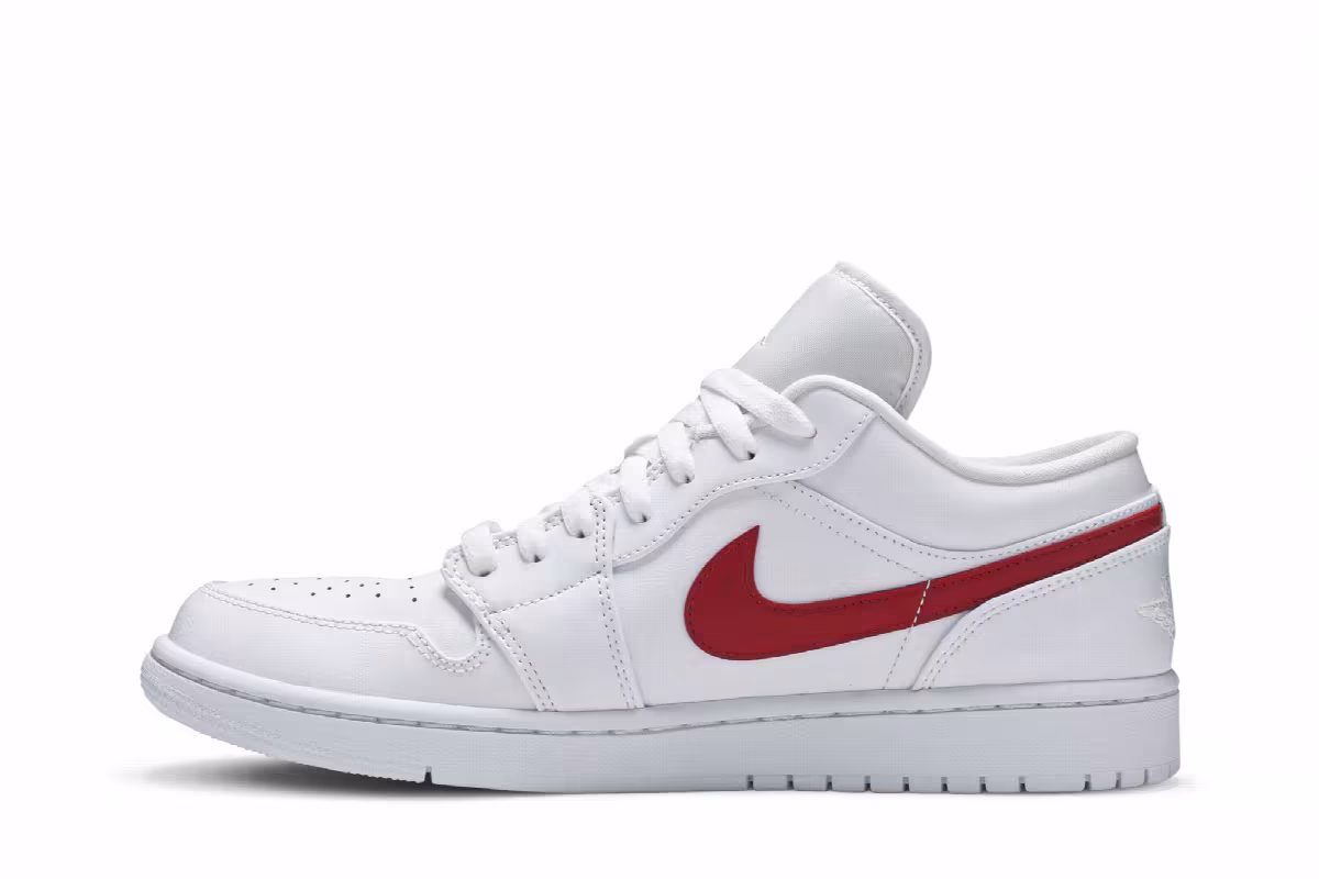 Women's Air Jordan 1 Low University Red, view 4