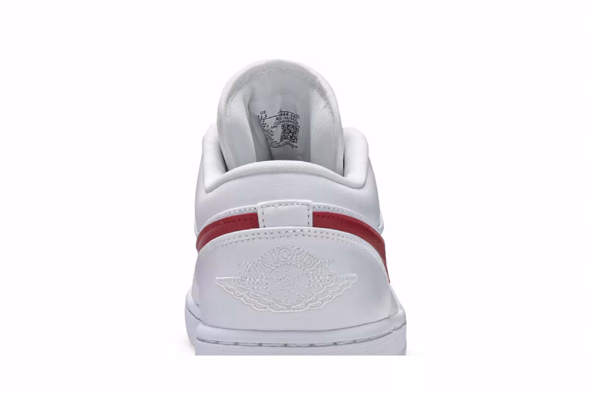 Women's Air Jordan 1 Low University Red, view 8