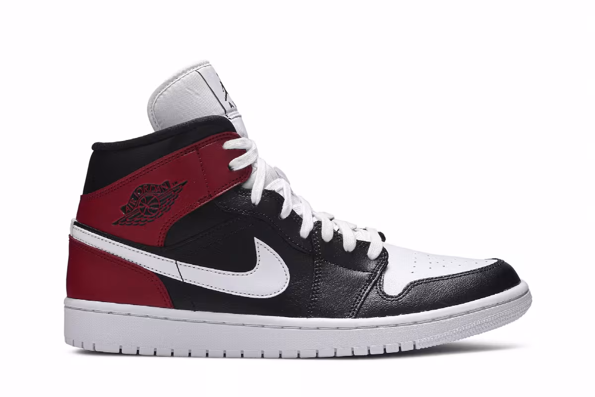 Women's Air Jordan 1 Mid Noble Red, view 2