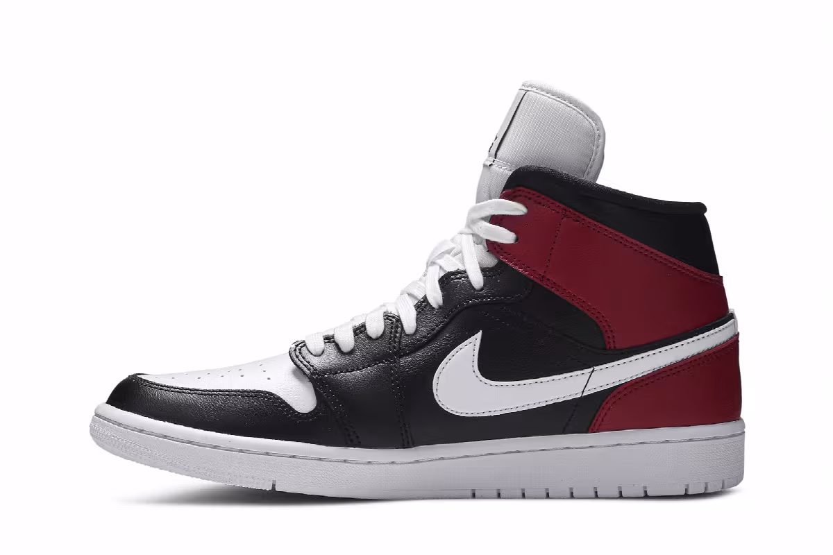 Women's Air Jordan 1 Mid Noble Red, view 4