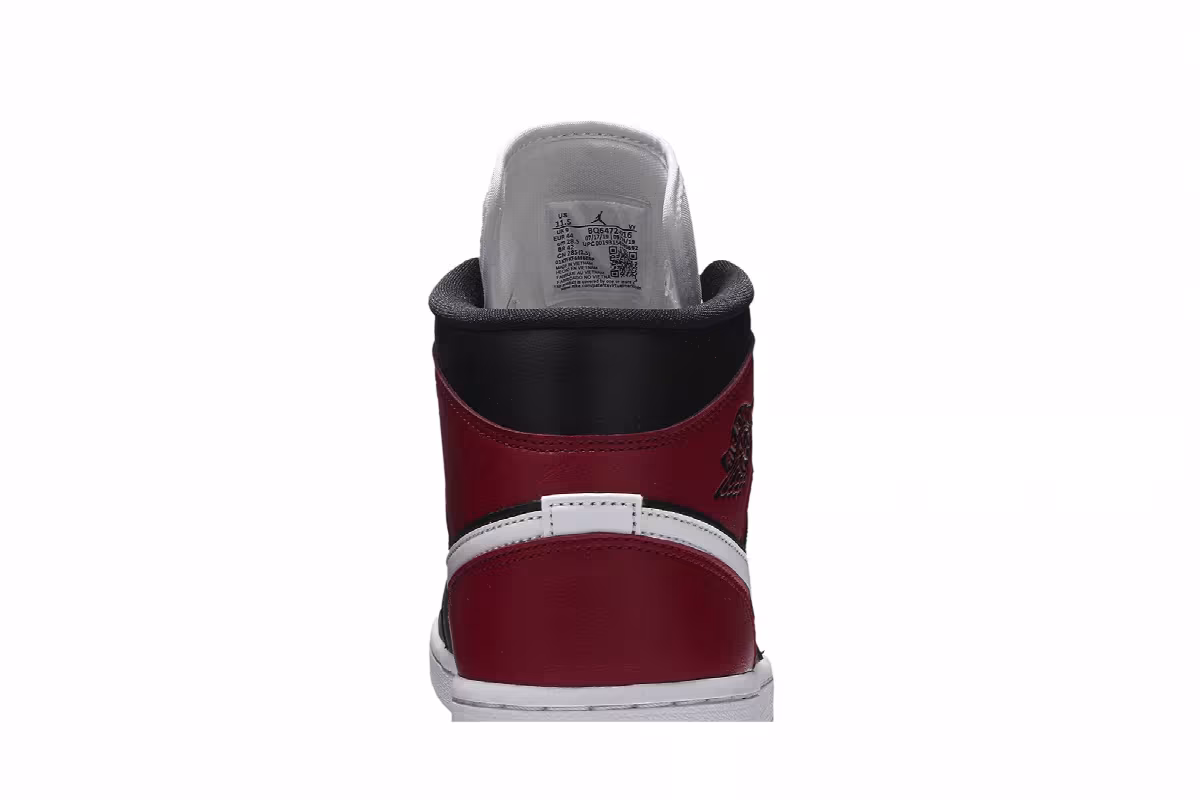 Women's Air Jordan 1 Mid Noble Red, view 8