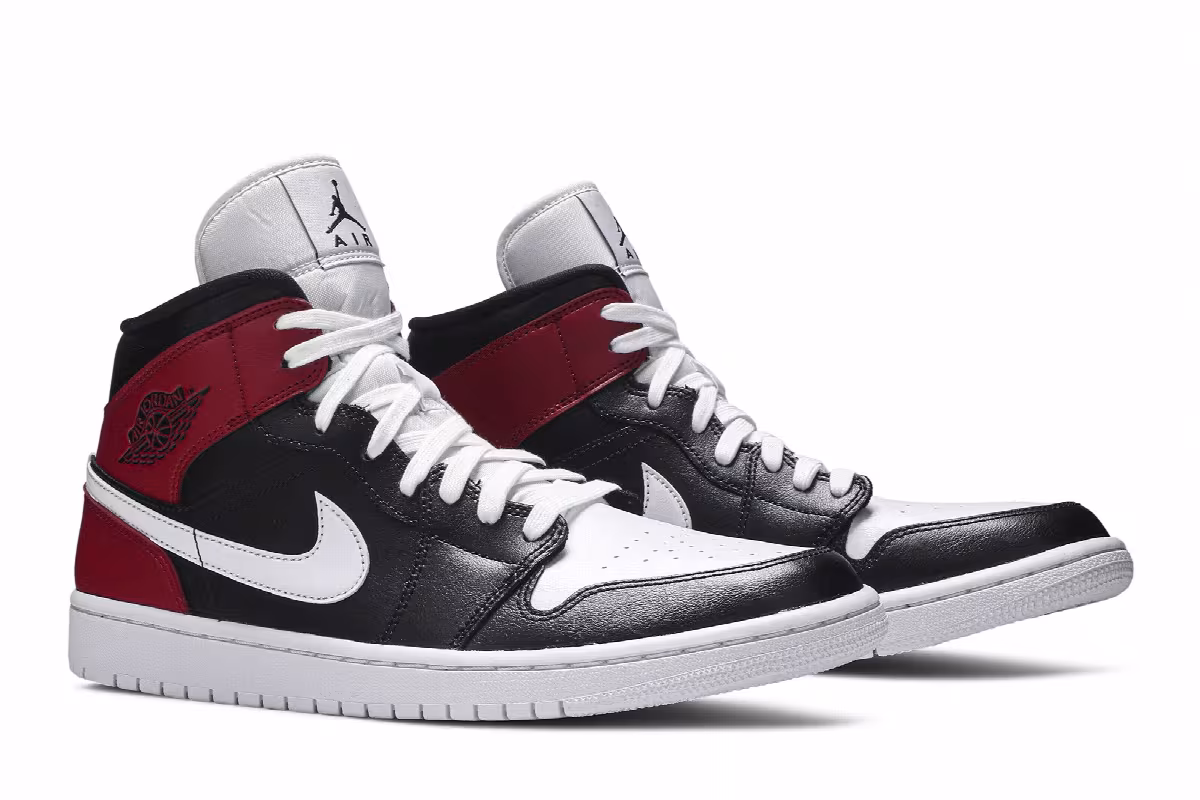 Women's Air Jordan 1 Mid Noble Red, view 9